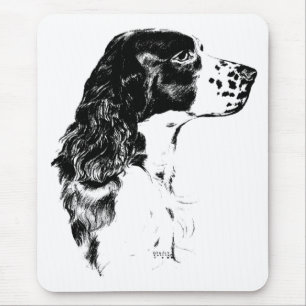 kunst Engelse Springer Spaniel Dog Mousepad Muismat