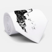 kunst Engelse Springer Spaniel Dog Stropdas (Opgerold)