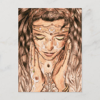 Kunst Etnische Vrouw Briefkaart