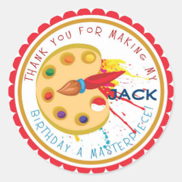 Kunst Feest Verjaardag Stickers