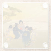 kunst, fijn, klassiek, Bertha, Boynton, Lum, Japan Glazen Onderzetter (Achterkant)