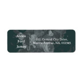  kunst Floral adreslabel Etiket (Voorkant)