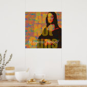 Kunst geen Pistolen Poster (Keuken)