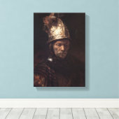 kunst Het Man met de Gouden Helmet Canvas Afdruk (Insitu (Houten vloer))