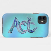Kunst het woord Case-Mate iPhone case (Achterkant (horizontaal))