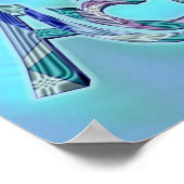 Kunst het woord poster (Hoek)