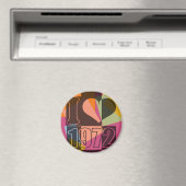 Kunst - ik hou van (hart) 1972 - Magneten (Insitu (Vaatwasser))