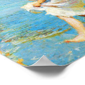 Kunst in de beach door Edward Henry Potthast Poster (Hoek)