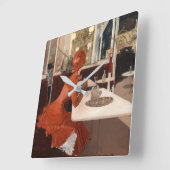  kunst - in het cafe - Fernand Lungren Vierkante Klok (Hoek)