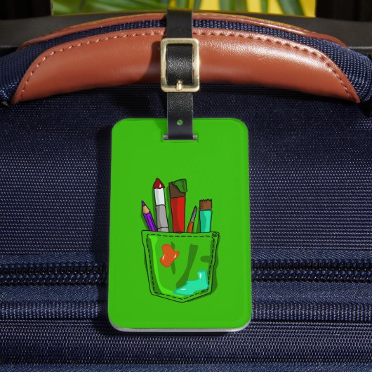 Kunst in mijn zak bagagelabel (Voorkant Insitu 2)