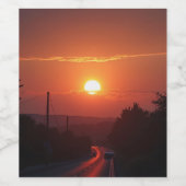 Kunst in wijnetiketten wijn etiket (Enkel label)