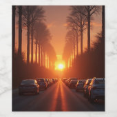 Kunst in wijnetiketten wijn etiket (Enkel label)