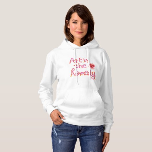 Kunst is de remedie T-Shirt hoodie (Voorkant volledig)
