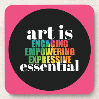 Kunst is ESSENTIËLE Onderzetter Set