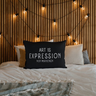 Kunst is expressie niet perfect Sierkussen Kussen