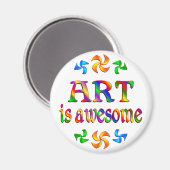 Kunst is Geweldige Magneet (Voorkant / Achterkant)
