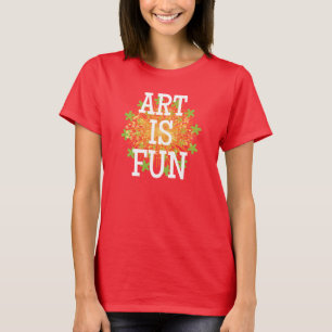 Kunst is leuk. t-shirt