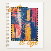 Kunst is leven stijlvol Mooie Planner (Voorkant)
