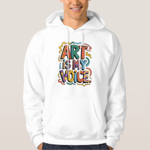 Kunst Is Mijn Stem – Krachtige Expressie Door Kleu Hoodie