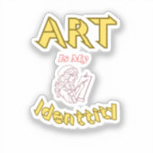 Kunst is mijn sticker (Voorkant)