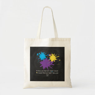 Kunst is niet goedkoop tote bag