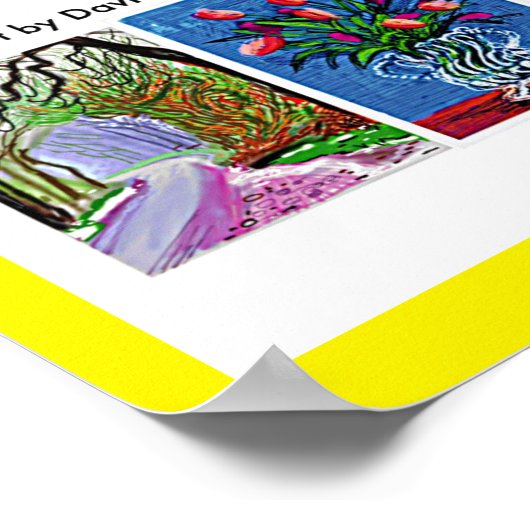 Kunst is Street Art, Immersive Art, Digitale Kunst Poster (Hoek)