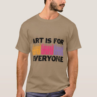 KUNST IS VOOR IEDEREEN Princeton Art Guild Oversiz T-shirt