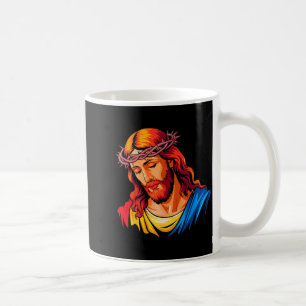 Kunst Jezus Portret Christelijk Religieus Koffiemok