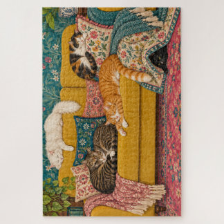 kunst katten 1000-delig puzzel