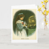  kunst - Kittie's les, Kaart (Gele Bloem)