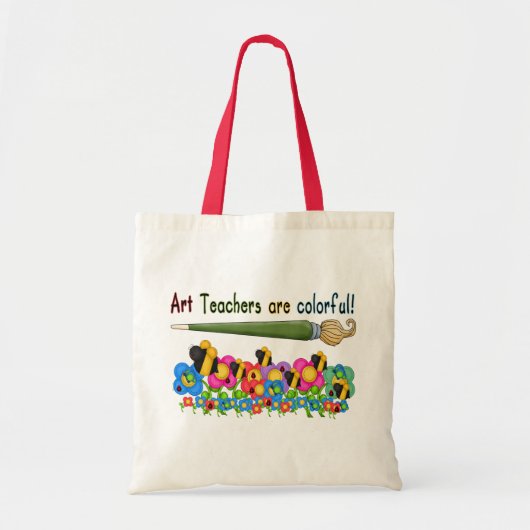Kunst Leraar's Zijn canvas tas (Voorkant)