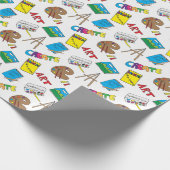 Kunst Levert handgetekend ontwerp Cadeaupapier (Hoek)