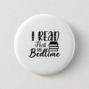 Kunst lezen die ik heb gelezen uit mijn slaaptijd ronde button 5,7 cm