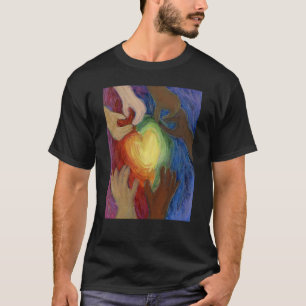 Kunst met aangepaste T-shirts en liefdesdiversitei