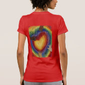 Kunst met aangepaste T-shirts en liefdesdiversitei (Achterkant)