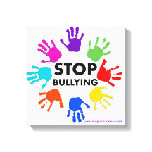 Kunst met Bullying Canvas stoppen