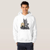 Kunst met cartoon Thestral en Luna Character Hoodie (Voorkant volledig)
