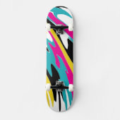 Kunst met dik schilderwerk skateboard (Voorkant)