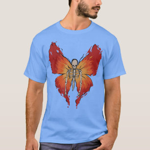 Kunst met een zachte maffia, esthetische vlinder t-shirt