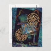 Kunst met gemengde mediagelvezel briefkaart (Voorkant / Achterkant)