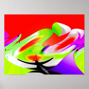 Kunst met hoge gedistilleerde dranken poster