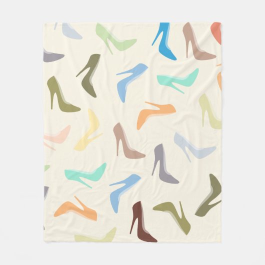 Kunst met hoge hiel fleece deken (Voorkant)