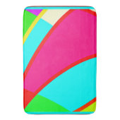 Kunst met kleurrijke Abstracte patronen Badmat (Voorkant Verticaal)