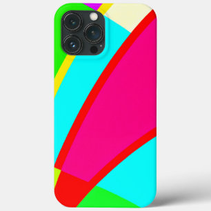 Kunst met kleurrijke Abstracte patronen iPhone 13 Pro Max Hoesje