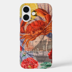 Kunst met krabben iPhone 16 hoesje
