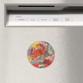 Kunst met krabben magneet (Insitu (Vaatwasser))