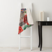 Kunst met krabben sherpa deken (In situ)