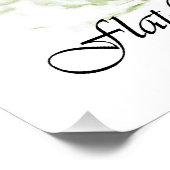 Kunst met platte bekleding perfect poster (Hoek)