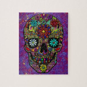 Kunst met schilfers legpuzzel
