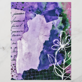 kunst met wilde bloemen, 21,59 x 27,94 cm, multifu